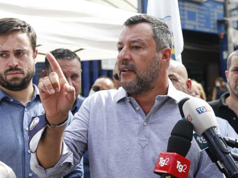 Matteo Salvini (foto Ansa)