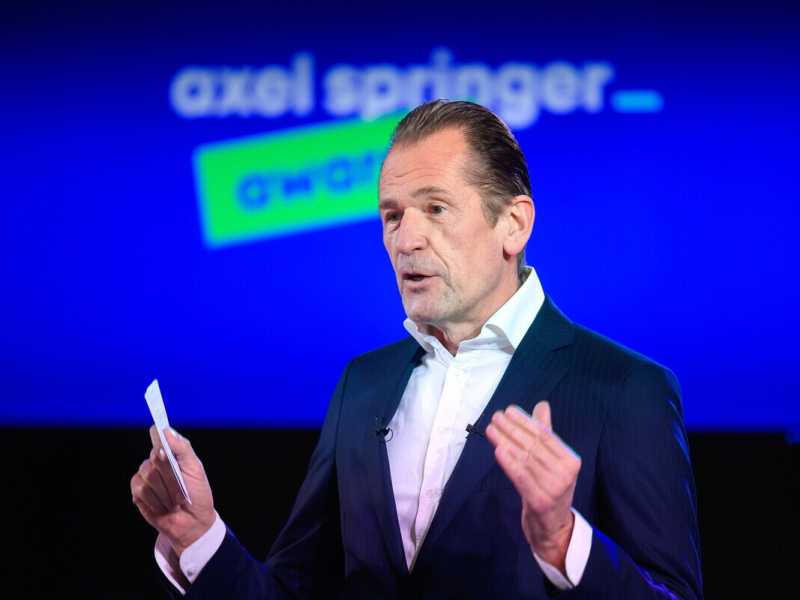 Mathias Doepfner, Ceo di Axel Springer (EPA/BERND VON JUTRCZENKA)