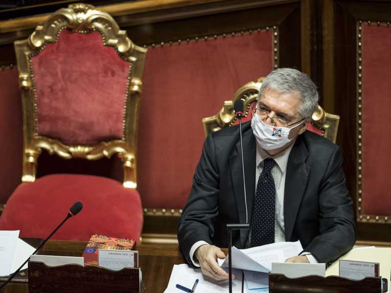 Il ministro dell'Economia Daniele Franco (foto Ansa)