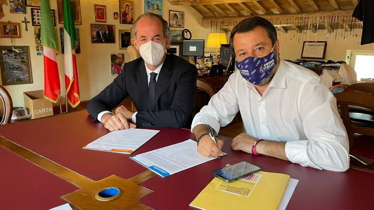 Immagine di In Veneto la Lega è già un'altra Liga. Il risiko Salvini-Zaia-Giorgetti