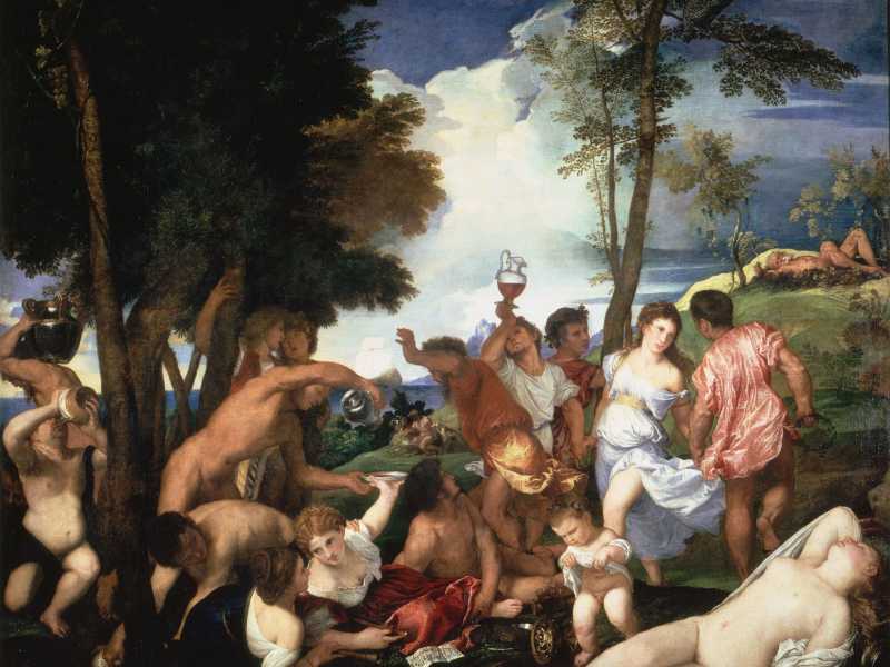 Baccanale di Andrii, Tiziano (Wikipedia)