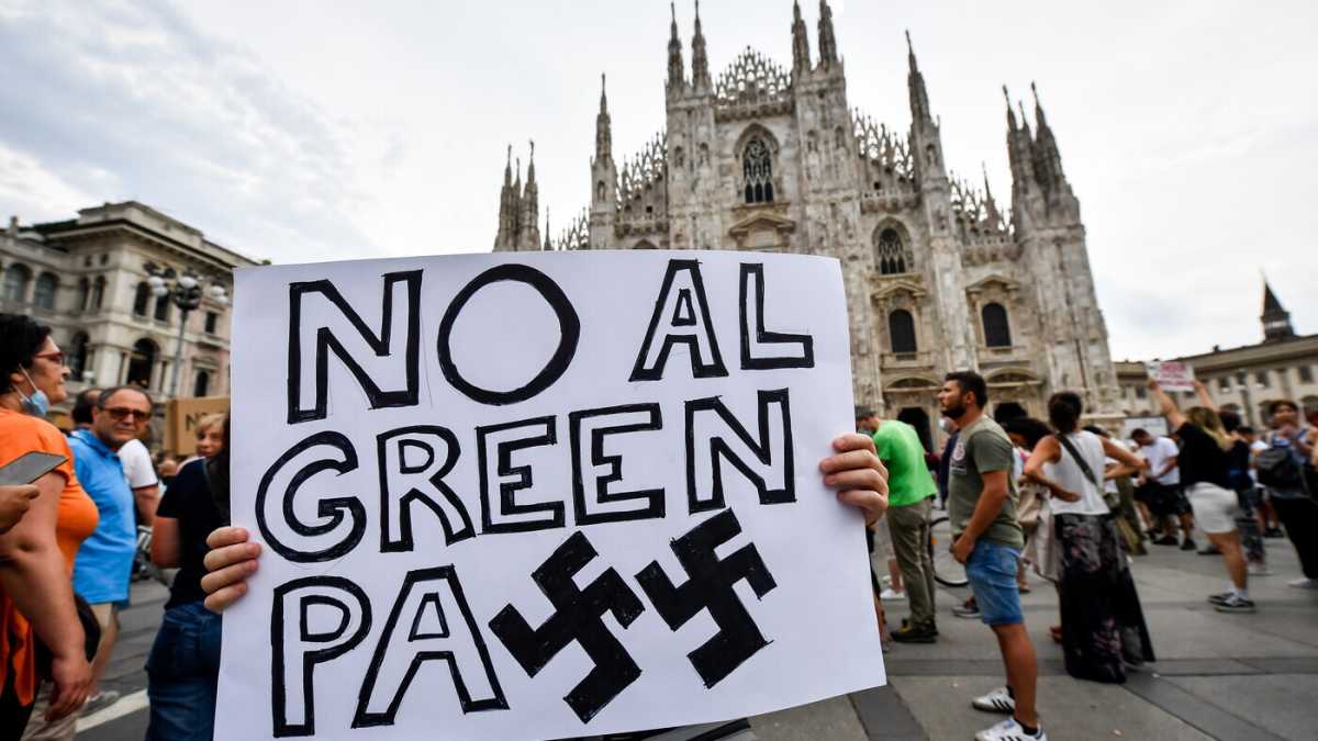 Immagine di Ecco l'asse No Green pass di Borghi & Co con i cugini francesi