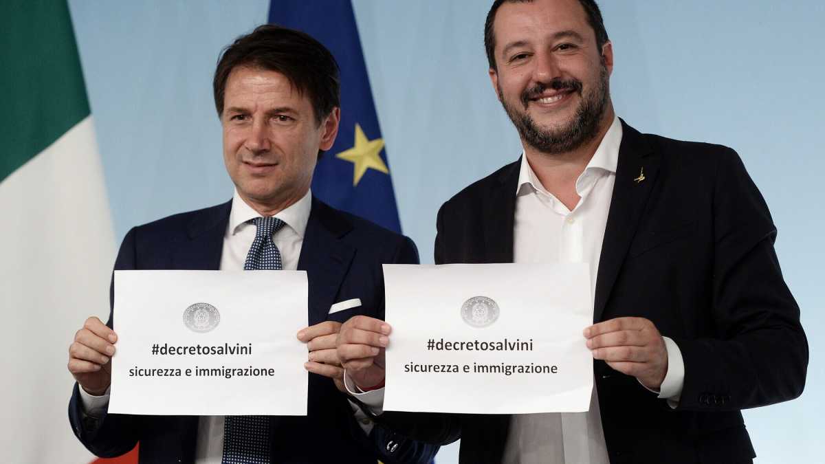 Immagine di Il Conte spudorato contro Salvini