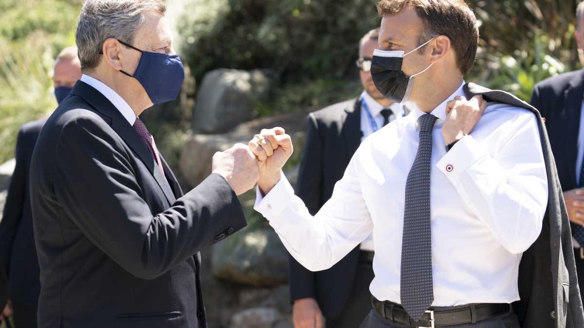 Immagine di L'età Draghi-Macron, la cena dei leader "multilaterali" per il dopo Merkel