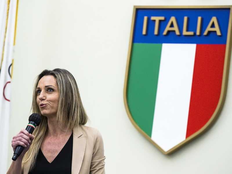 Valentina Vezzali (foto Ansa)
