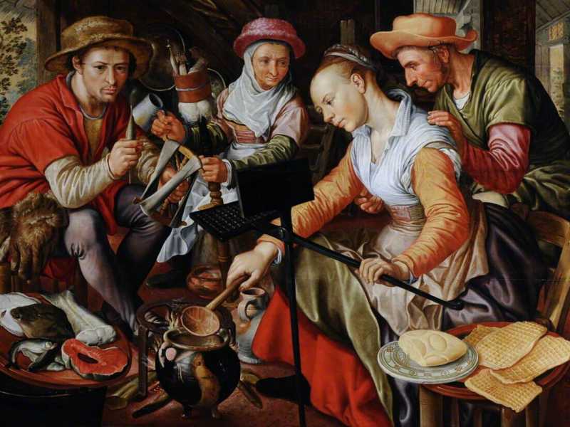 Joachim Beuckelaer - Una scena di cucina, 1574 (Wikimedia Commons) <br />