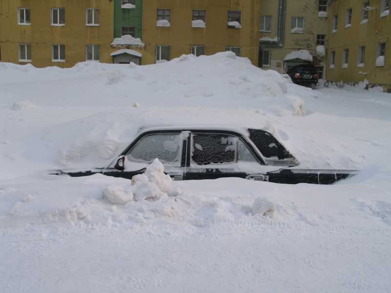Inverno a Noril'sk (Wikimedia Commons)&nbsp;