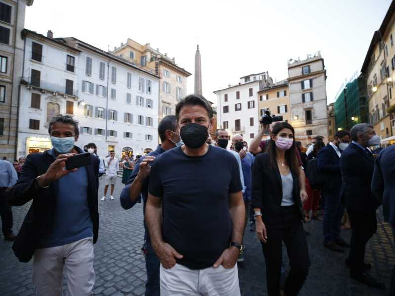 Giuseppe Conte (foto LaPresse) 