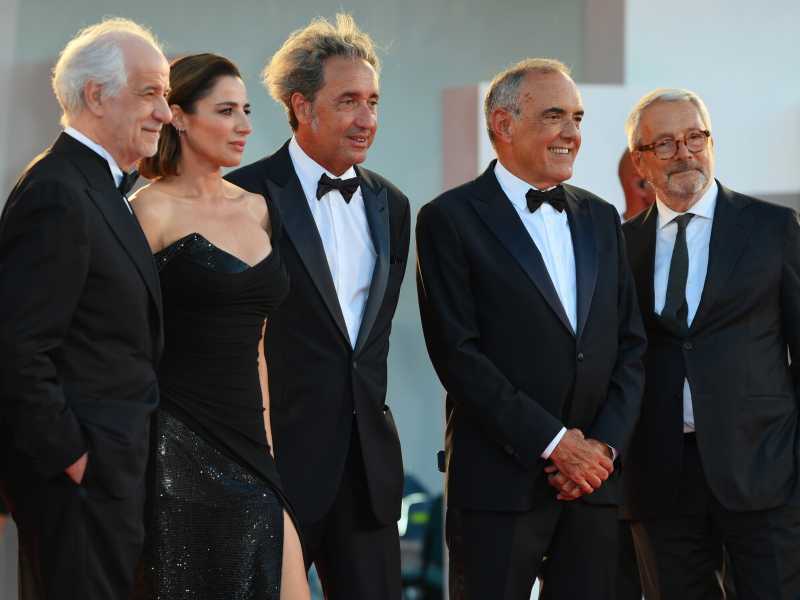 Paolo Sorrentino, Luisa Ranieri, Toni Servillo (LaPresse)&nbsp;<br />