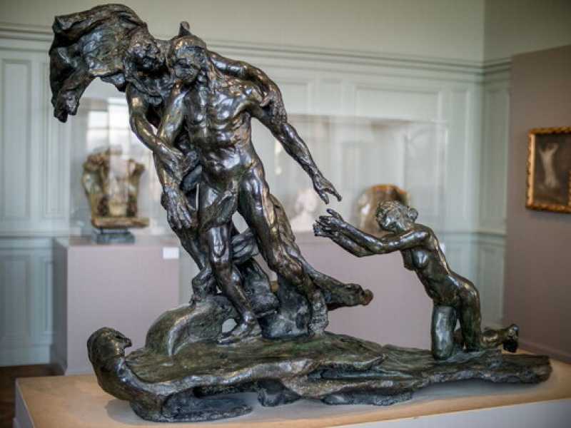 Camille Claudel, <i>"L'&Acirc;ge m&ucirc;r"</i> (1899), bronzo, Parigi, museo Rodin (da Wikipedia)