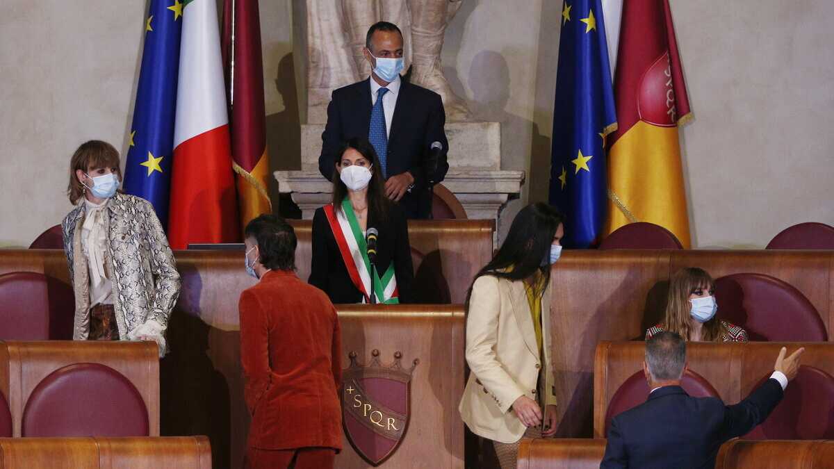Immagine di Marchini, Raggi e Meloni. La classifica degli assenti dell'Assemblea capitolina