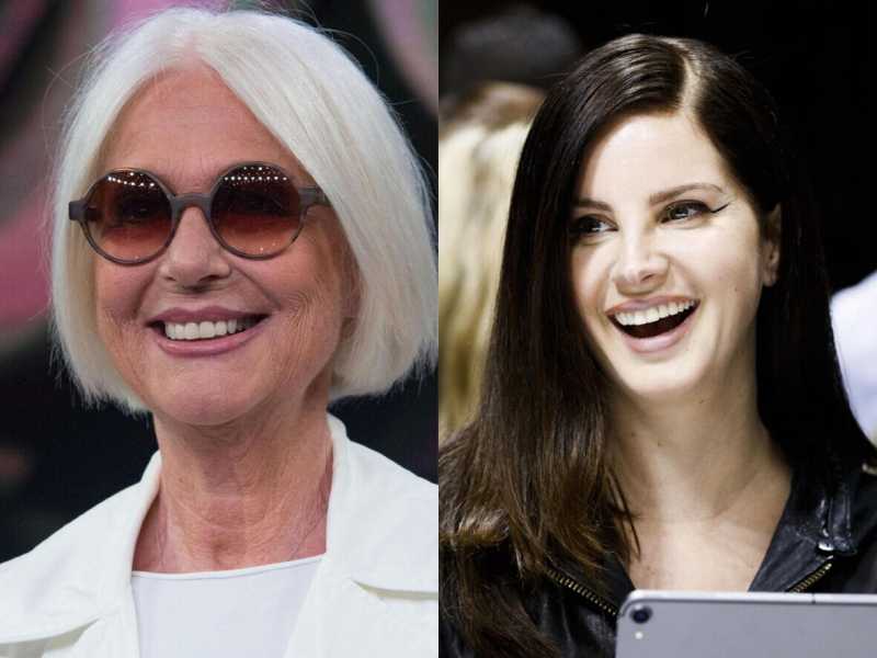 Loretta Goggi e Lana Del Rey (foto Ansa)