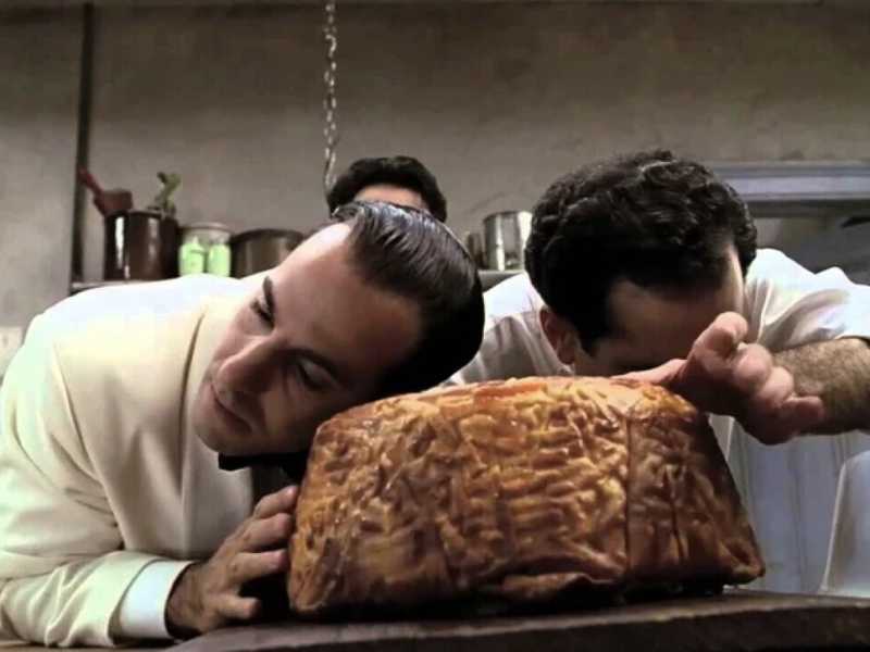 La scena del mitico "timpano" in Big Night, film del 1996 diretto da Stanley Tucci&nbsp;<br />