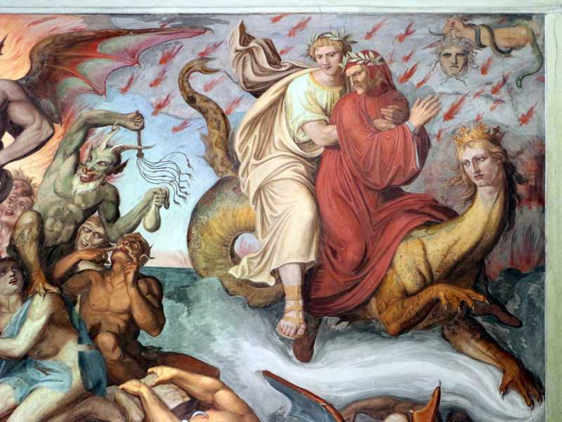 Affresco di Joseph Anton Koch, 1825-28 (Wikimedia Commons)&nbsp;