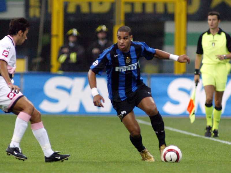 Adriano Leite Ribeiro, il 18 settembre 2004 contro il Palermo (Marco Lussoso / LaPresse)