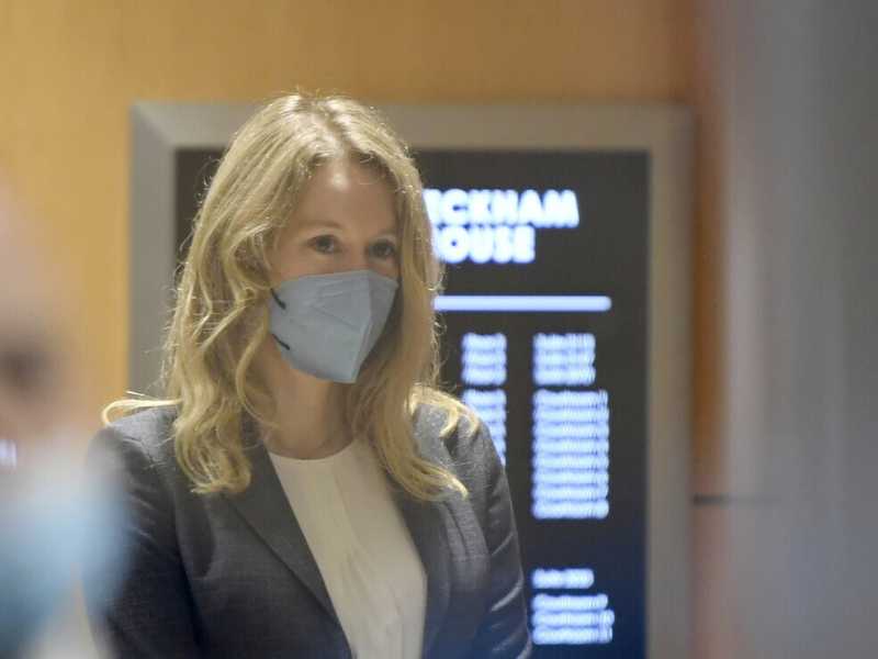 Elizabeth Holmes ha fondato Theranos nel 2003 (LaPresse)<br /> 