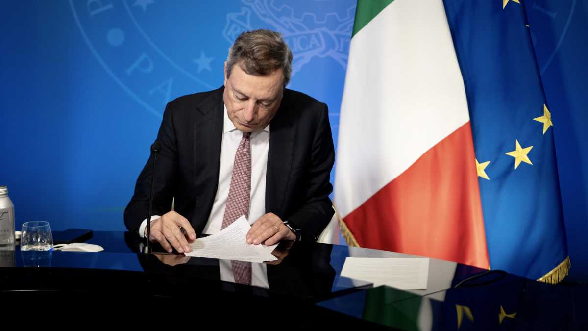 Immagine di L'annuncio di Draghi: "Triplicheremo gli sforzi: dall'Italia 45 milioni di vaccini ai paesi poveri"