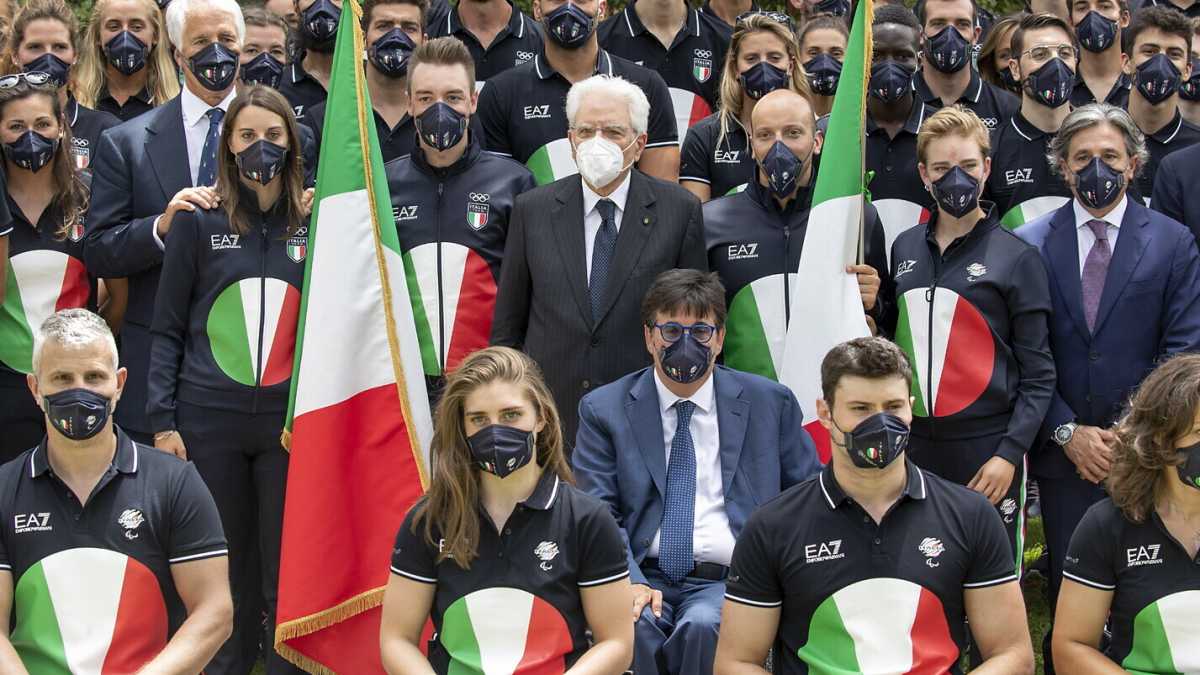 Immagine di I campioni da record di Tokyo 2020 incontrano Mattarella
