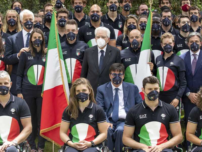 I campioni da record di Tokyo 2020 incontrano Mattarella
