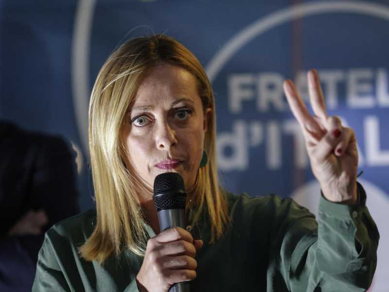 Giorgia Meloni (foto Ansa)