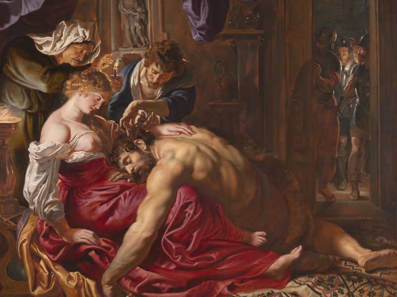 &ldquo;Sansone e Dalila&rdquo;, il quadro attribuito a Rubens (Wikimedia commons)&nbsp;<br />