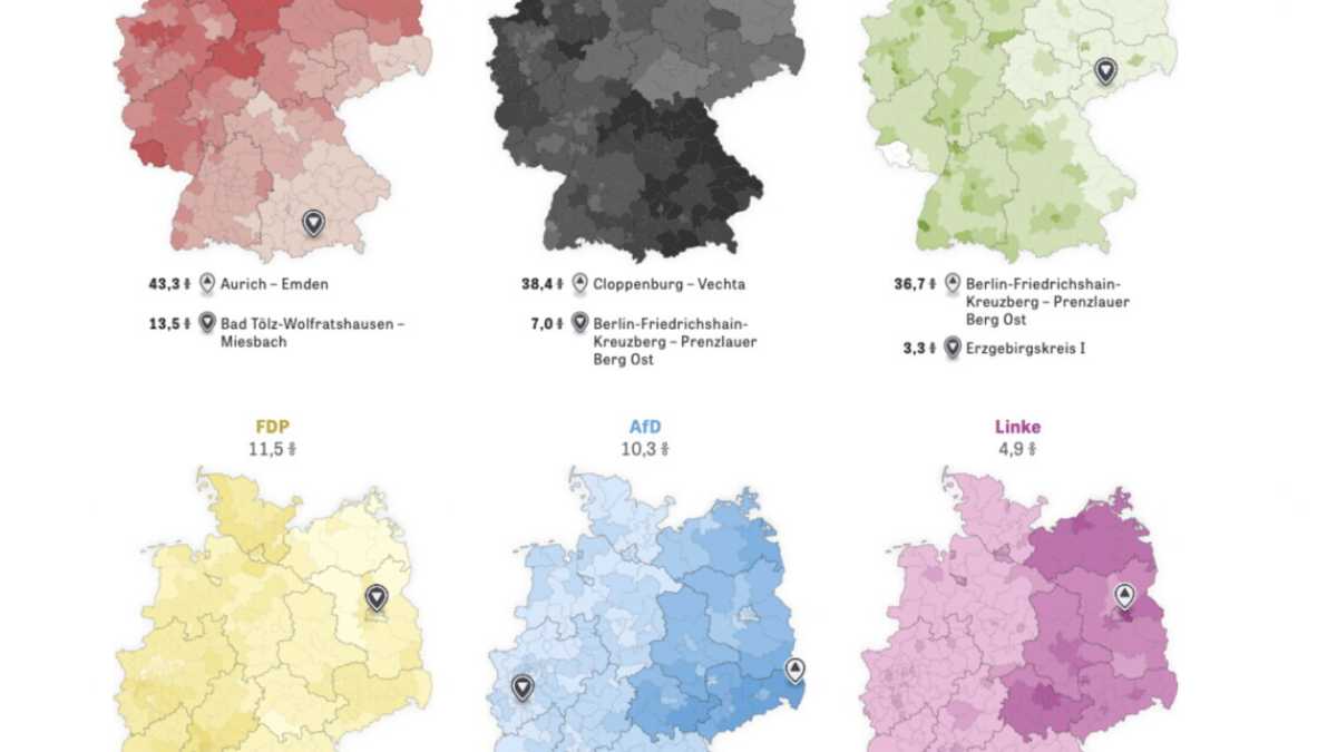 Immagine di I trionfi e le batoste alle elezioni tedesche, un Land dopo l'altro
