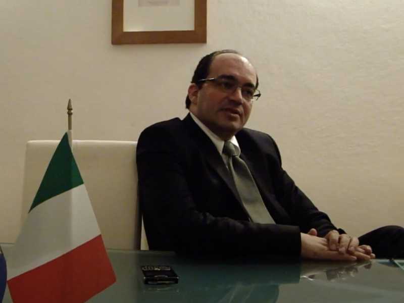 Michael Giffoni in uno screen da YouTube&nbsp;