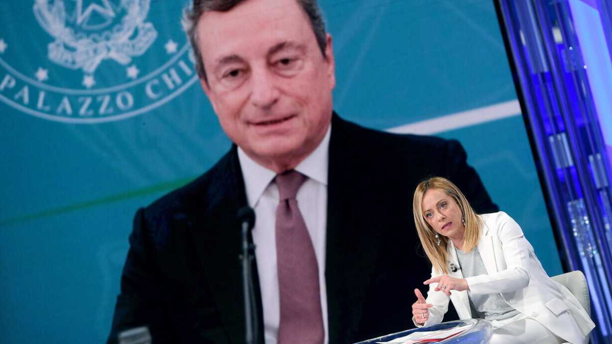 Immagine di Il mondo irreale del talk con cui Draghi non vuole avere nulla a che fare