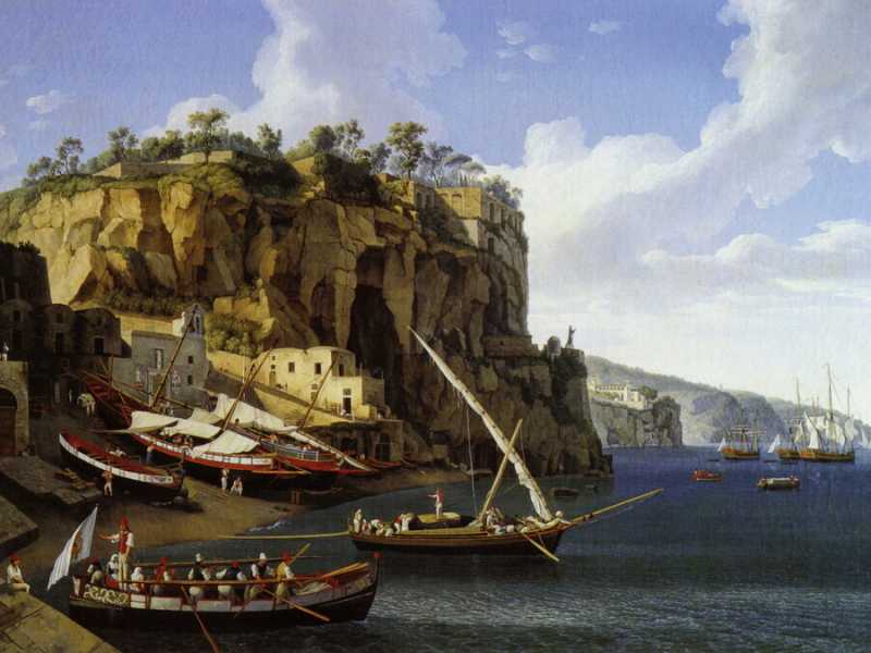 Jacob Philipp Hackert, Marina piccola a Sorrento, 1794 