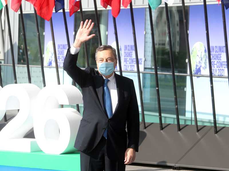 Il premier Mario Draghi (Ansa)