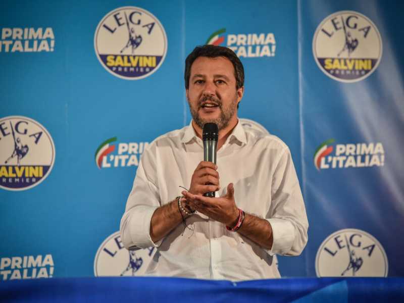 Matteo Salvini (foto Ansa)
