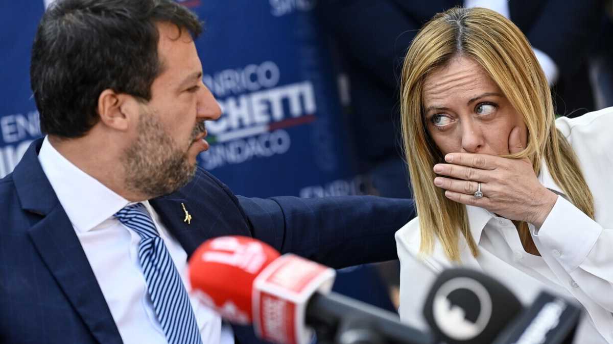 Immagine di Città in rivolta contro il bla bla bla di Salvini e Meloni