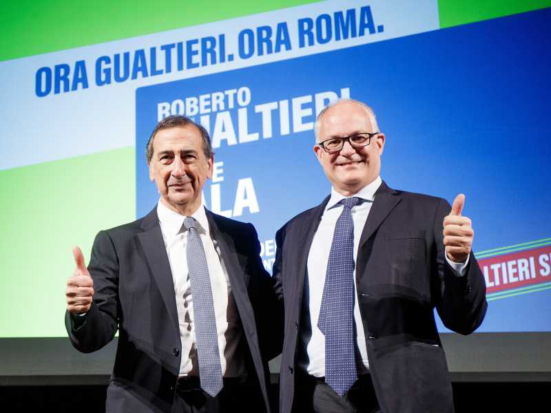Beppe Sala e Roberto Gualtieri (LaPresse)