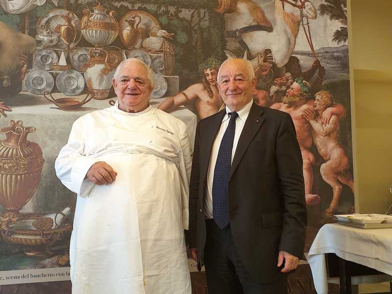 I fratelli Tamani del ristorante l'Ambasciata (foto di Camillo Langone) 