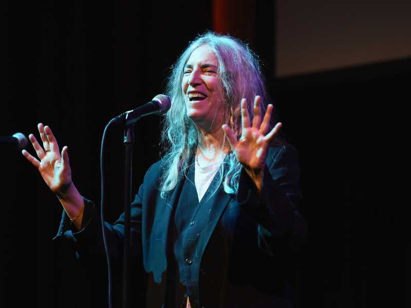 Patti Smith (foto Nicholas Hunt/Getty Images per Anthology Film Archives)&nbsp;<br />