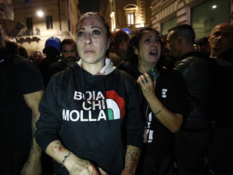 Pamela Testa 39 anni, promotrice della manifestazione di sabato a Roma (Foto Cecilia Fabiano/ LaPresse)