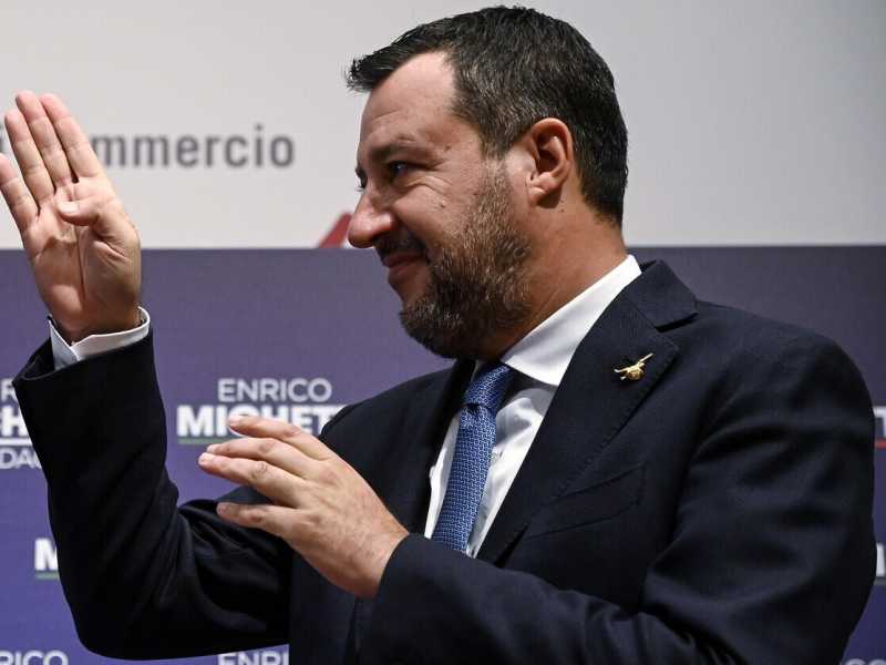 Matteo Salvini (foto Ansa) 