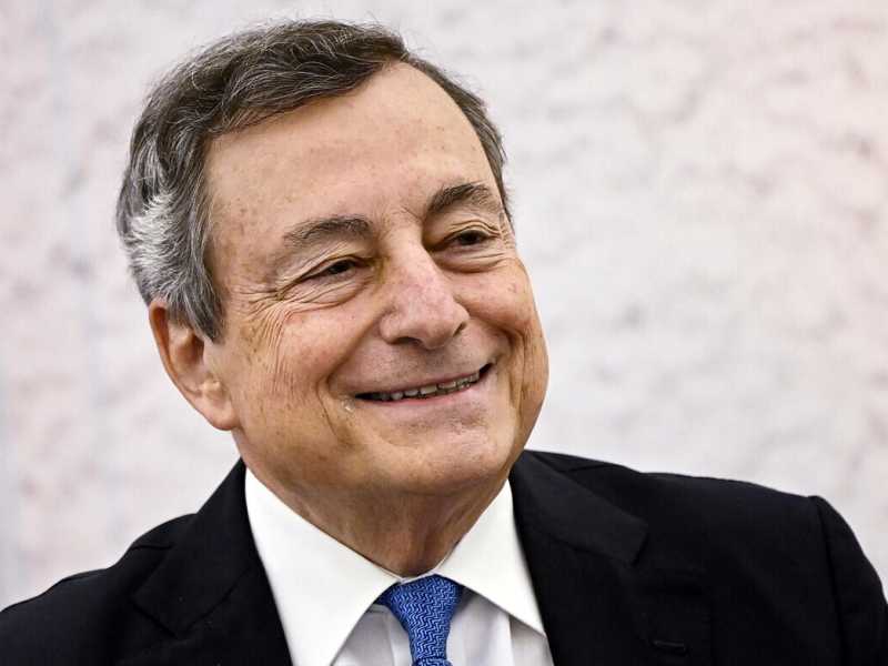 Mario Draghi (foto Ansa)