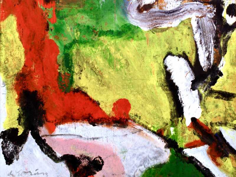 Willem de Kooning - Untitled (c. 1976), Belem, Berardo Collection - gouache su carta&nbsp;<br />