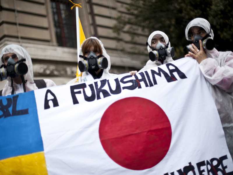 Protesta contro il nucleare a Roma nel 2011 (Ansa)&nbsp;