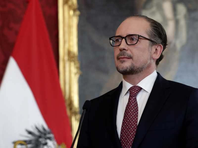 Alexander Schallenberg, cancelliere dell'Austria dall'11 ottobre 2021 (AP Photo/Lisa Leutner)