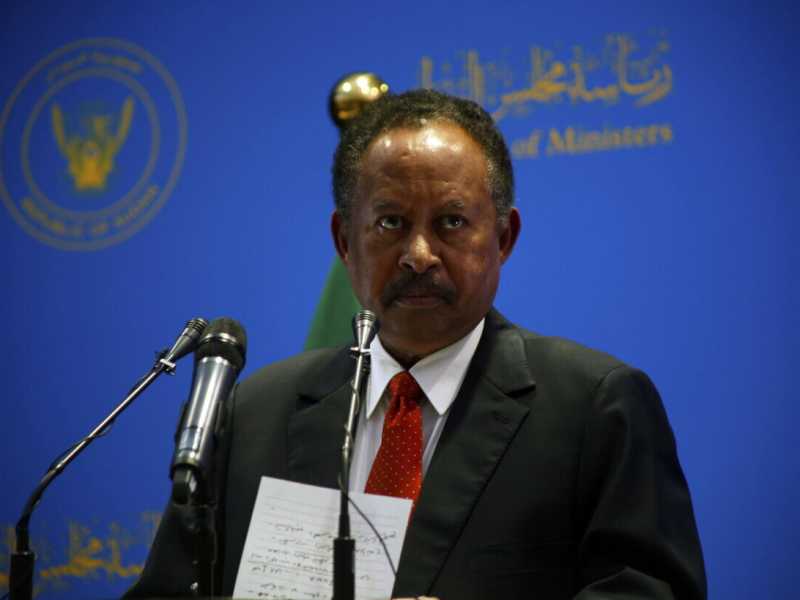 Il primo ministro del Sudan Abdalla Hamdok (foto EPA)