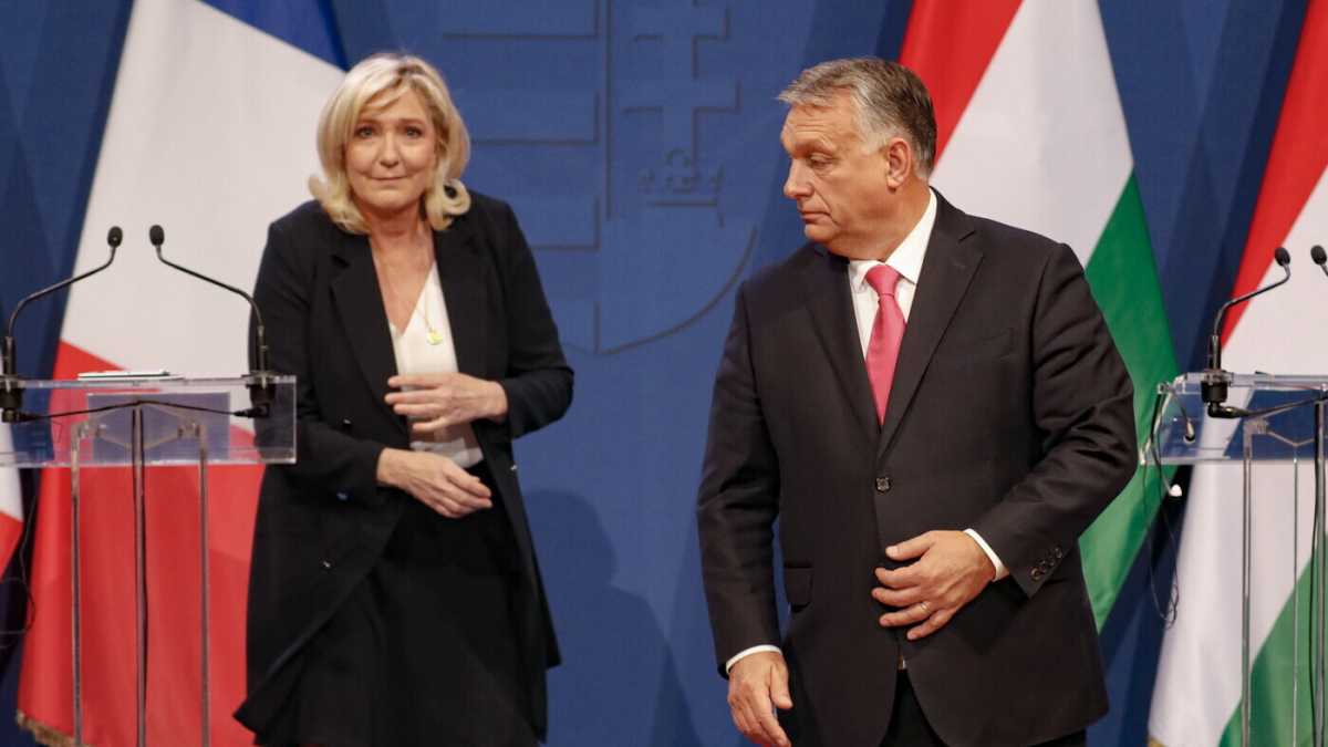 Immagine di Le Pen alla corte di Orbán cerca una benedizione che arriva a metà