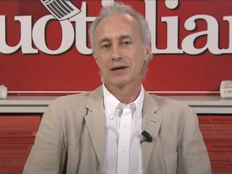 Marco Travaglio (screen da YouTube)&nbsp;