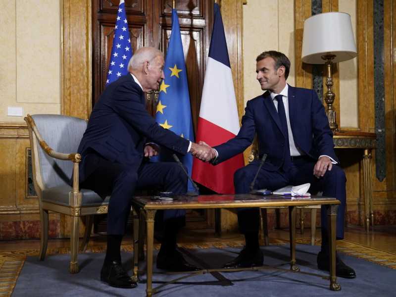 Come è andata tra Biden e Macron
