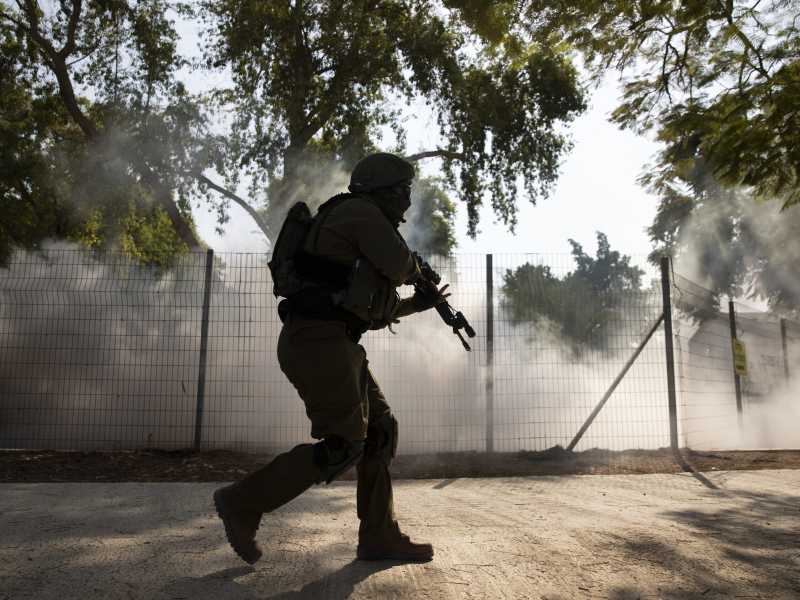 Un'esercitazione dell'esercito israeliano (LaPresse) 