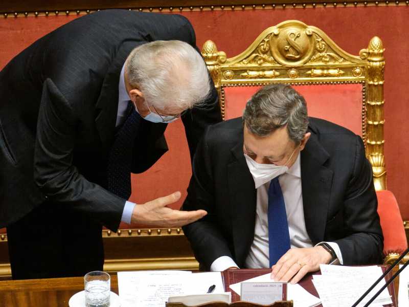 Parla Mario Monti: "Draghi sia vigoroso e impopolare sul ddl Concorrenza. Non ceda"