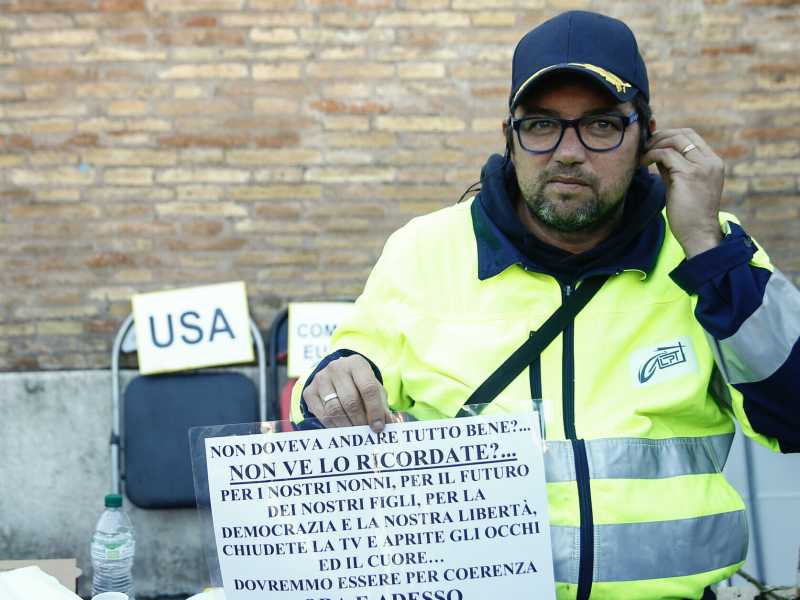 Stefano Puzzer (LaPresse) 