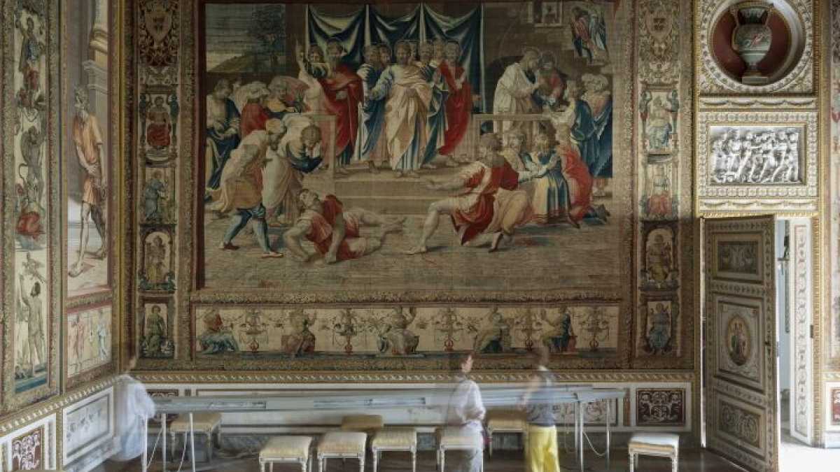 Immagine di Raffaello in posa da Palladio