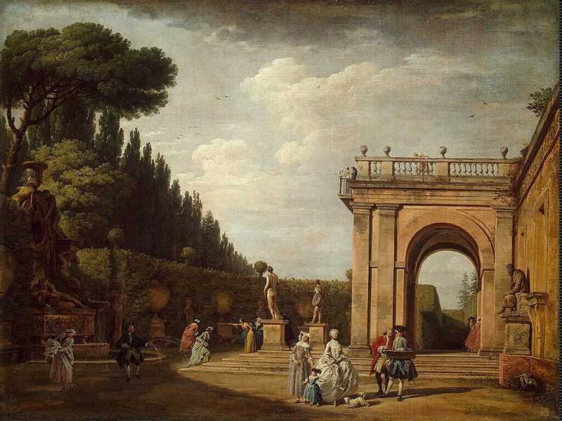 Un dipinto di Villa Ludovisi, di Vernet Claude Joseph (Wikimedia commons) <br />